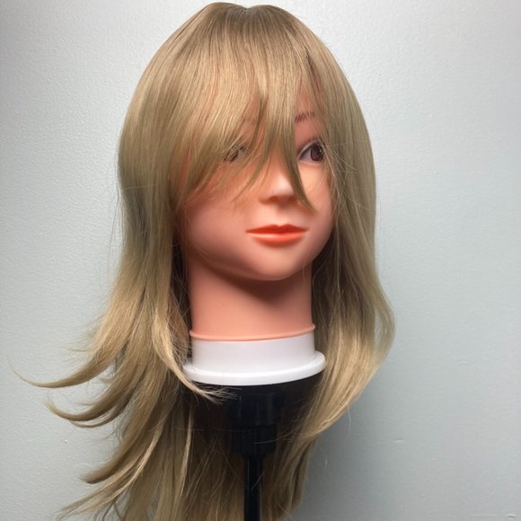 Layered Brown Roots Blonde Wig - Picture 1 of 11